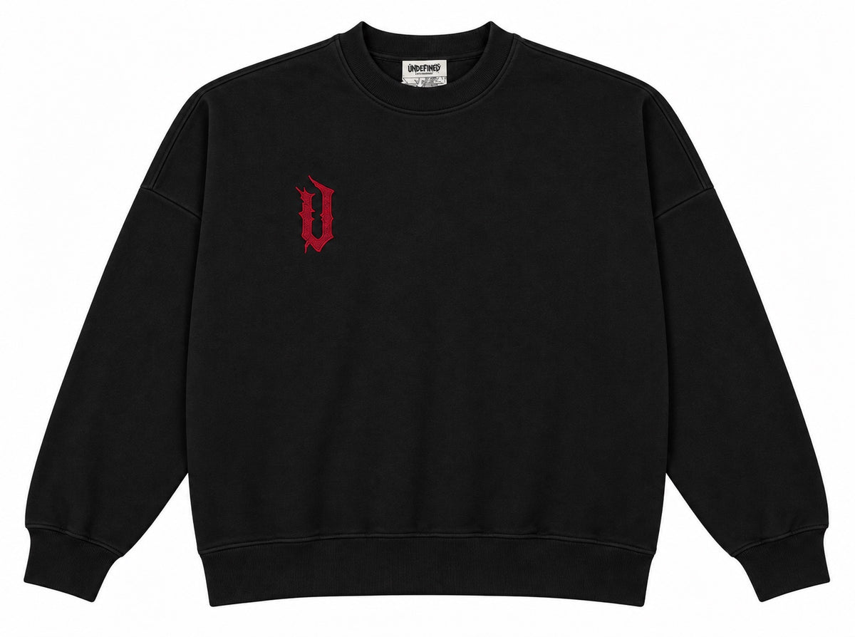 Undefined gothic crewneck black front