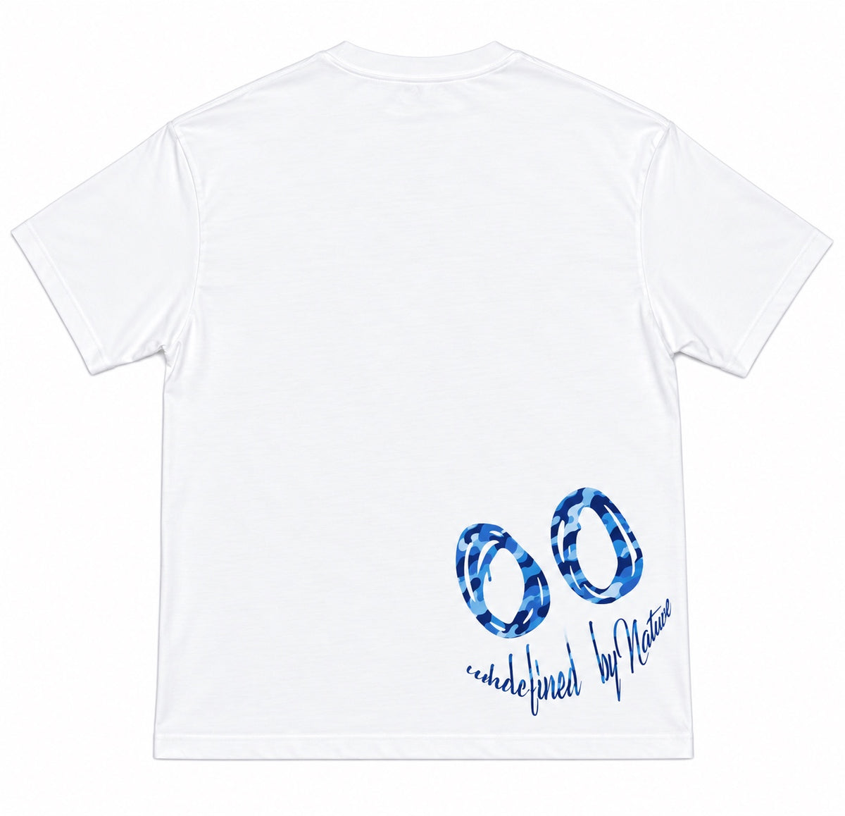 Blue Camo UBN Logo Tee back