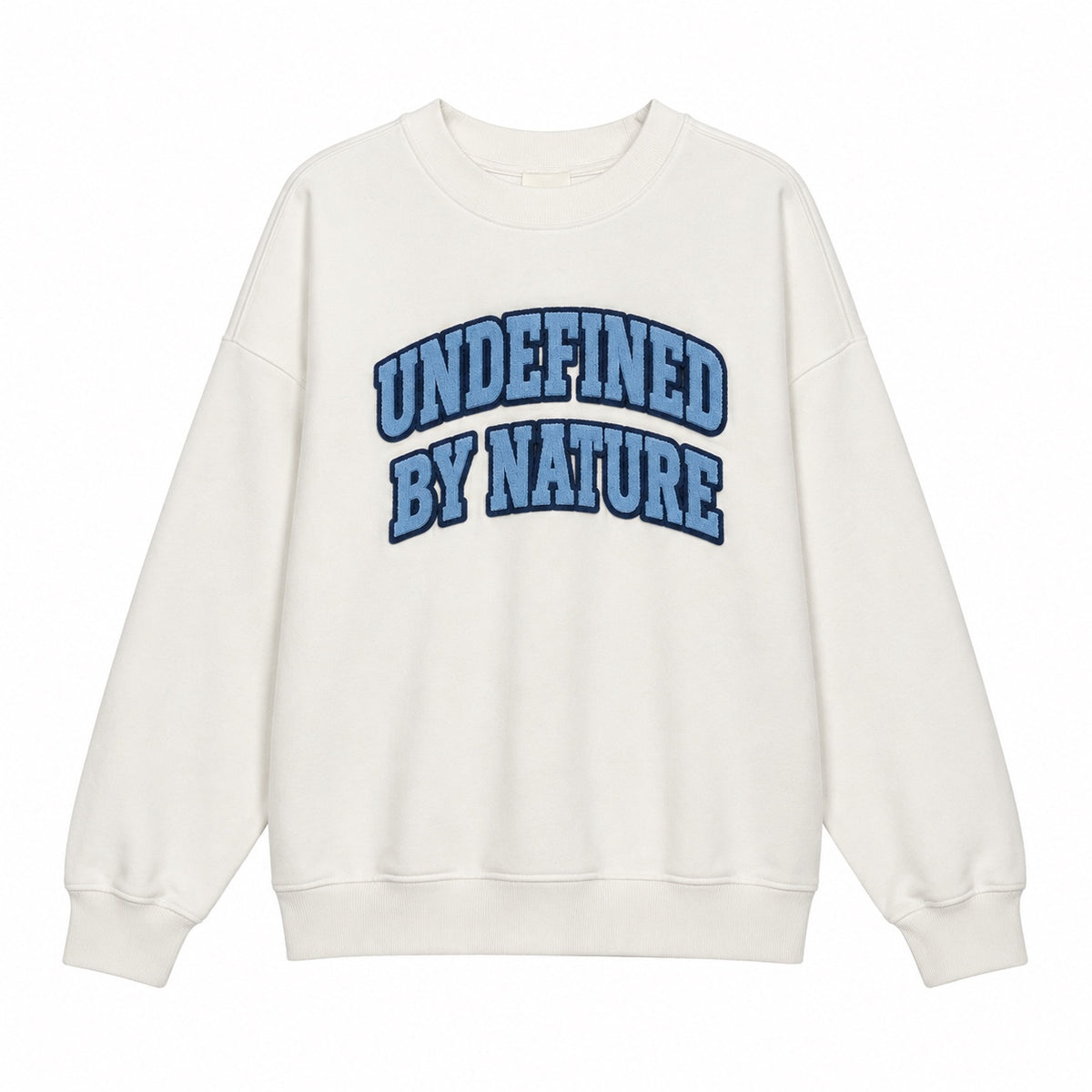 Undefined collegiate crewneck white