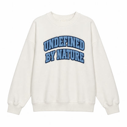 Undefined collegiate crewneck white