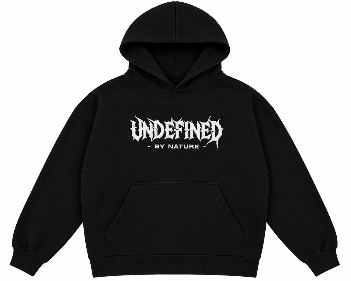 Undefined gothic hoodie black