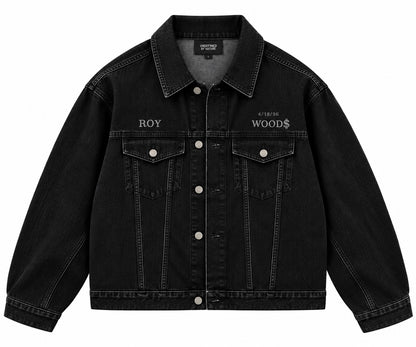 Undefined By Nature Roy Woods black denim jacket